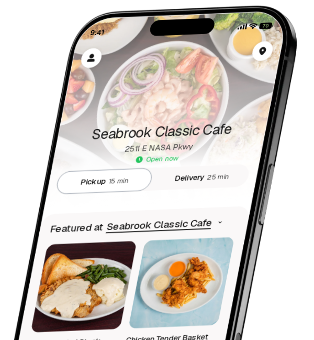 Seabrook Classic Cafe app preview
