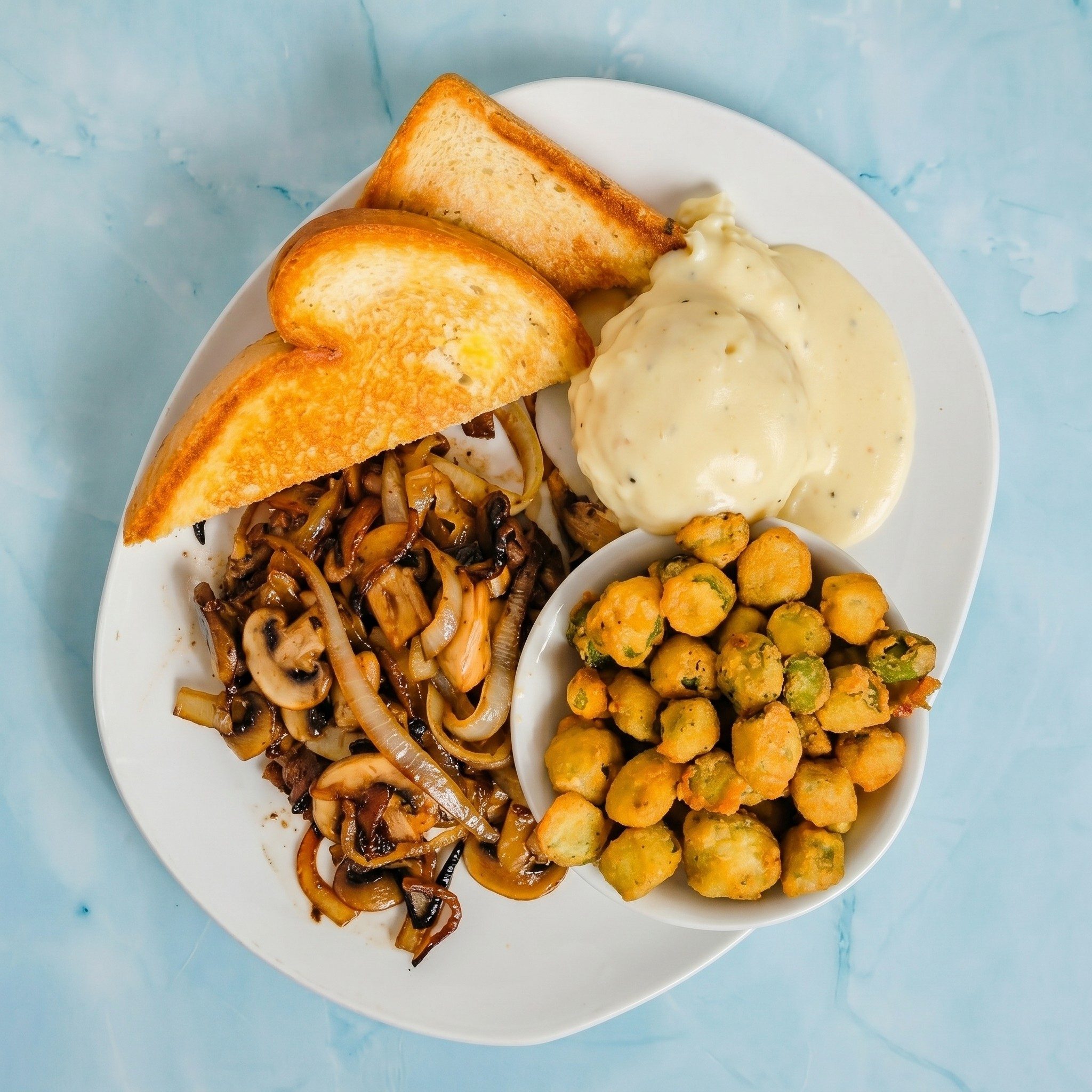 Chopped Burger Steak.