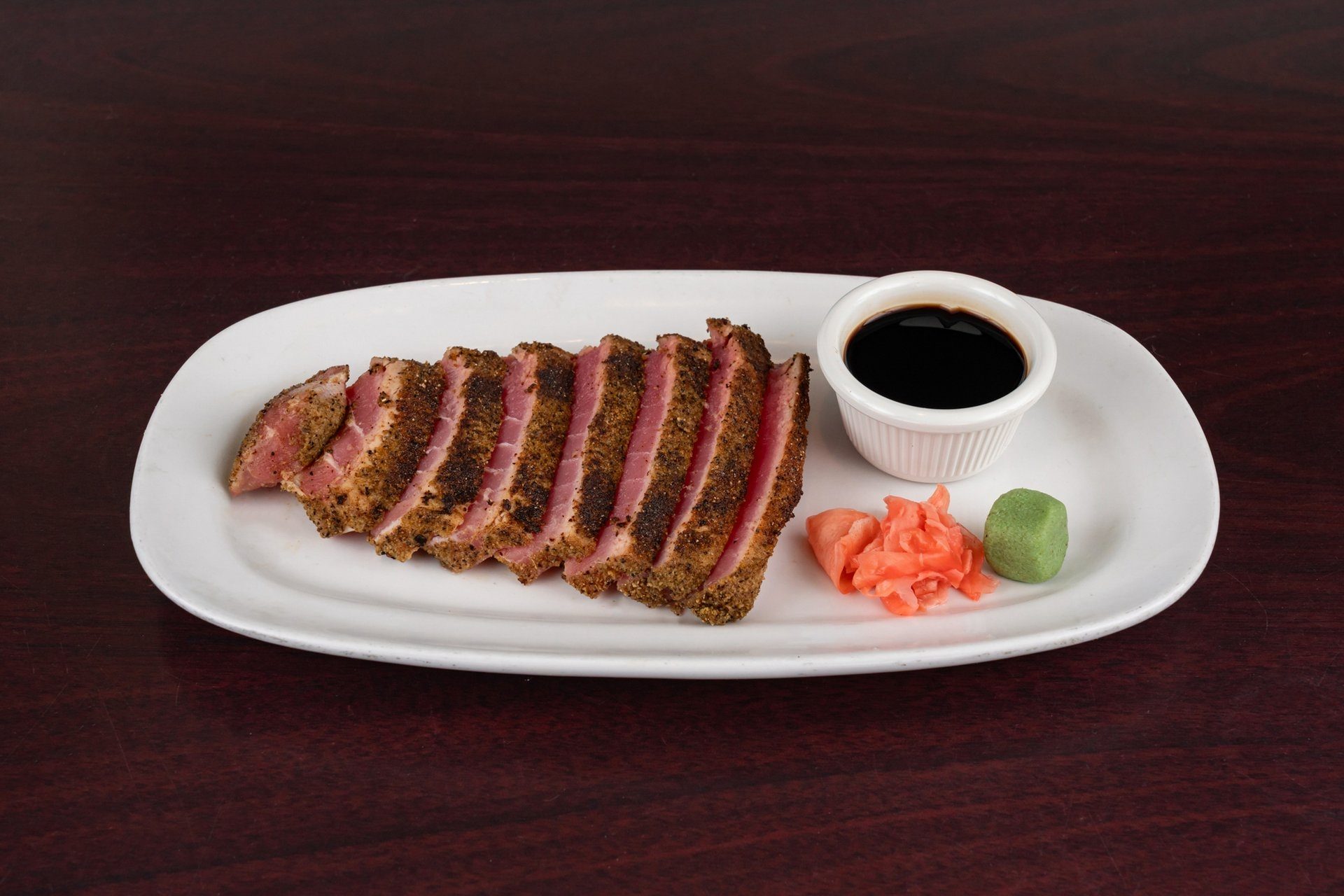 Black & Blue Ahi Tuna.