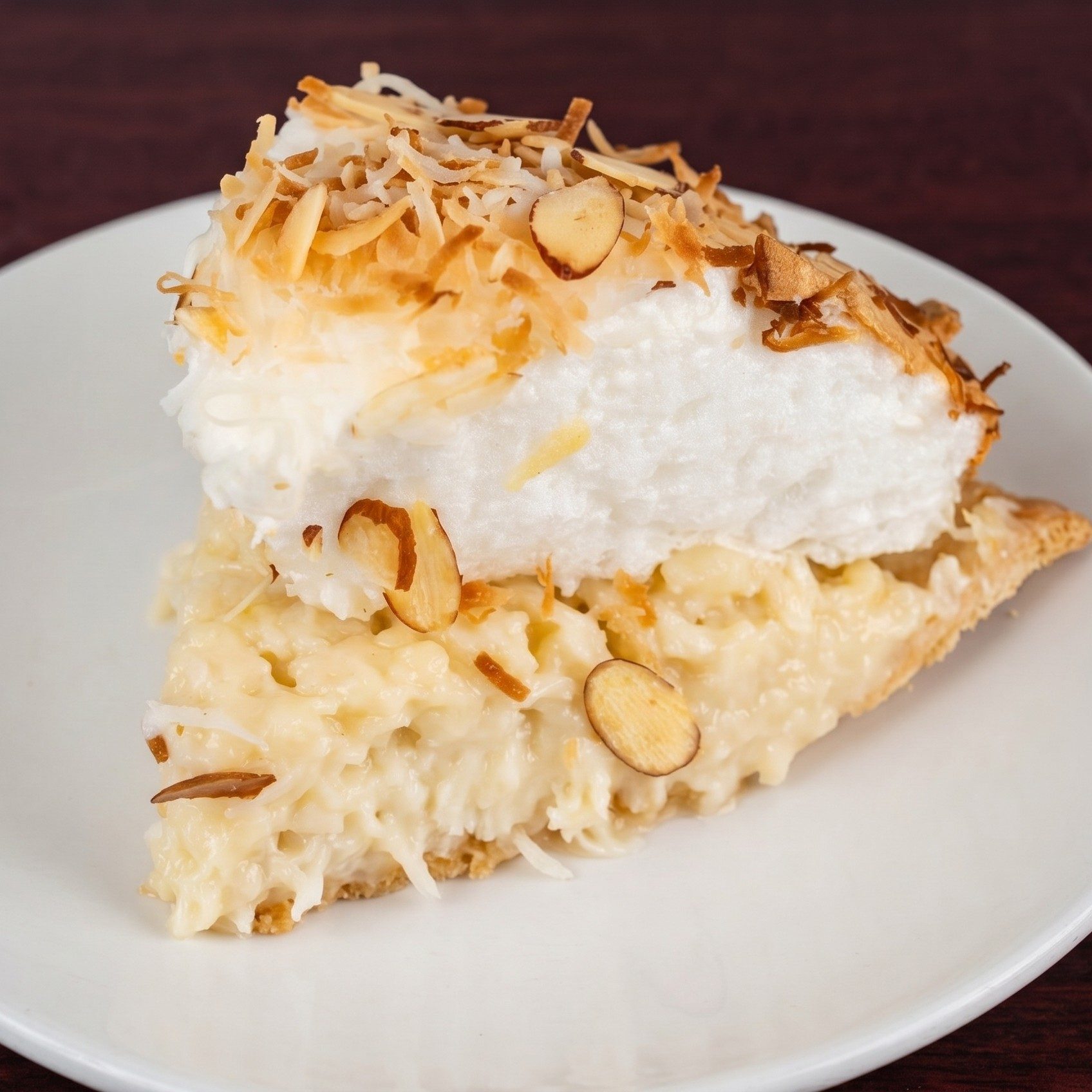 Coconut Meringue Pie.