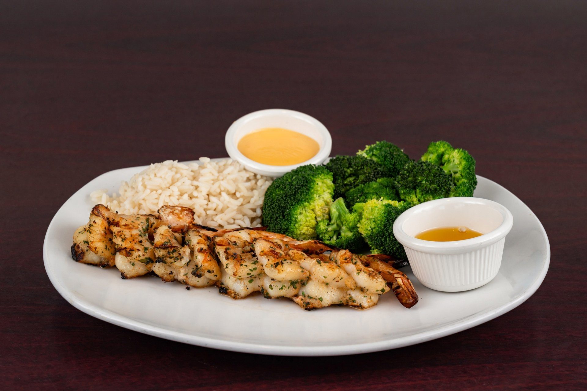 Char-Broiled Shrimp.