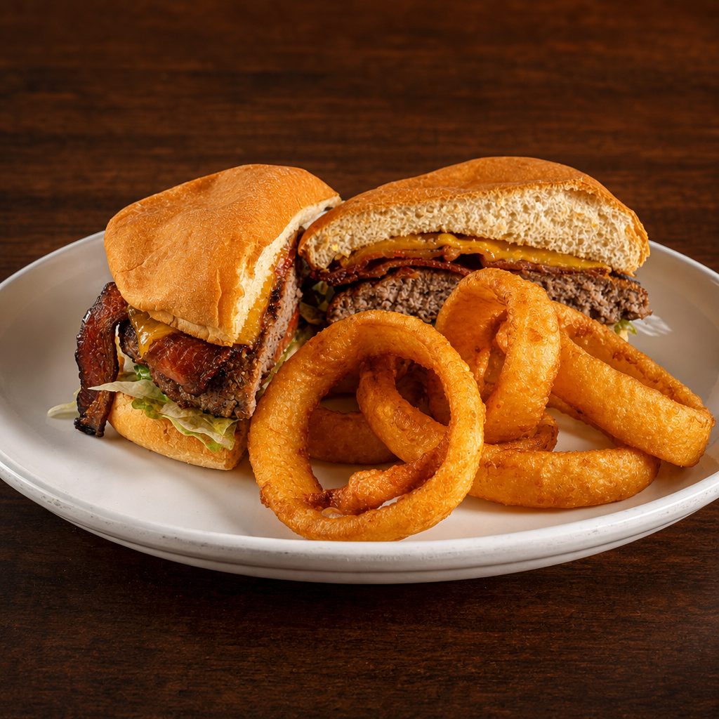 Bacon Cheddar Burger.