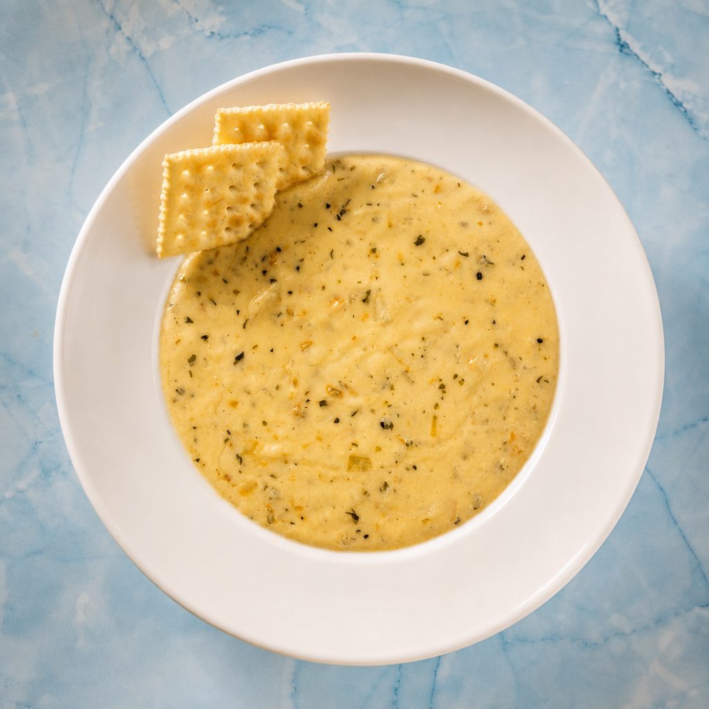 New England Clam Chowder.