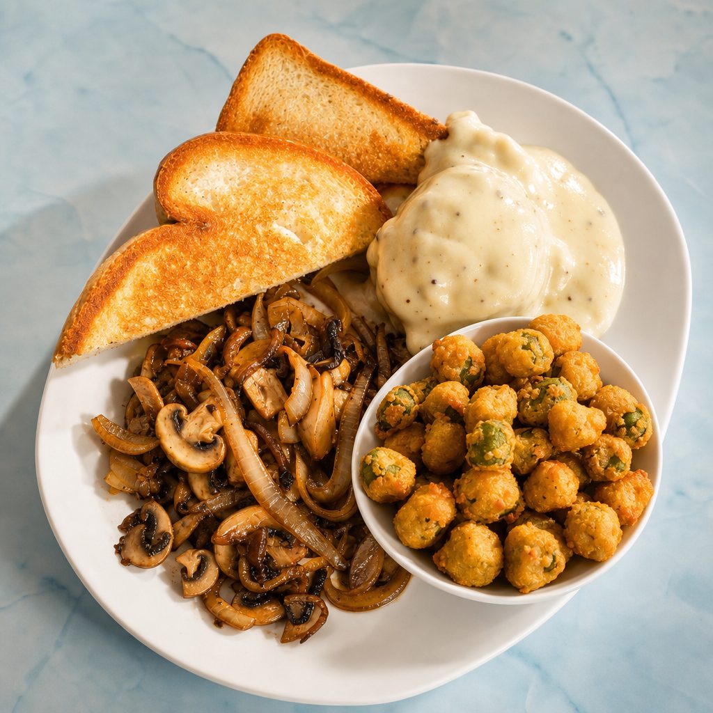 Chopped Burger Steak.