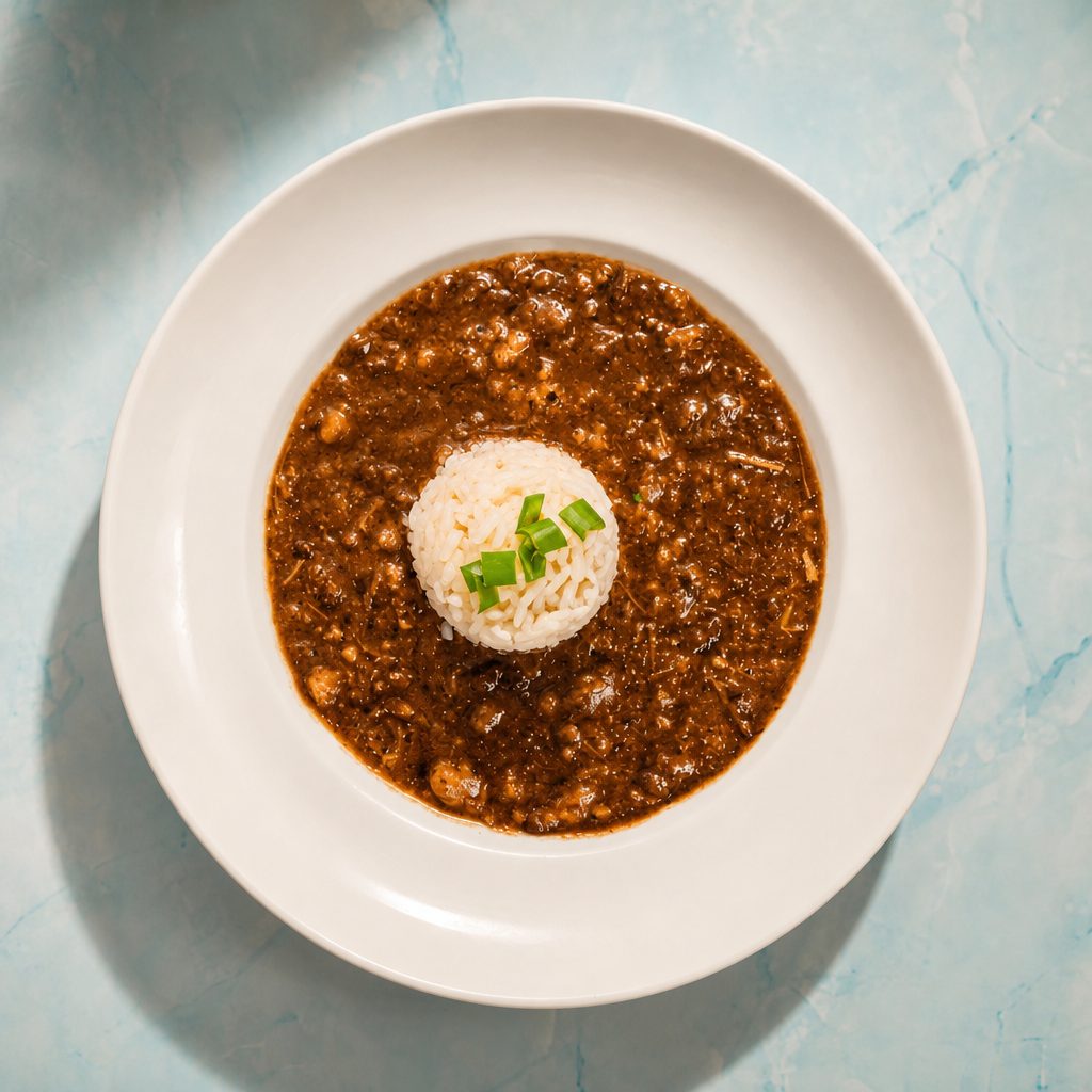 Seafood Gumbo.