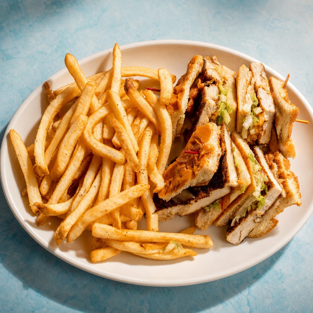 Chicken Club Sandwich.