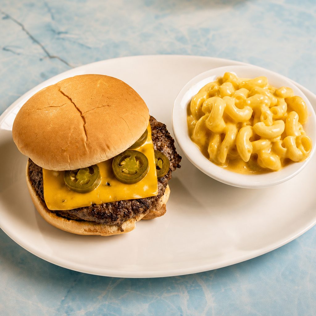 Jalapeño Burger - Benson.