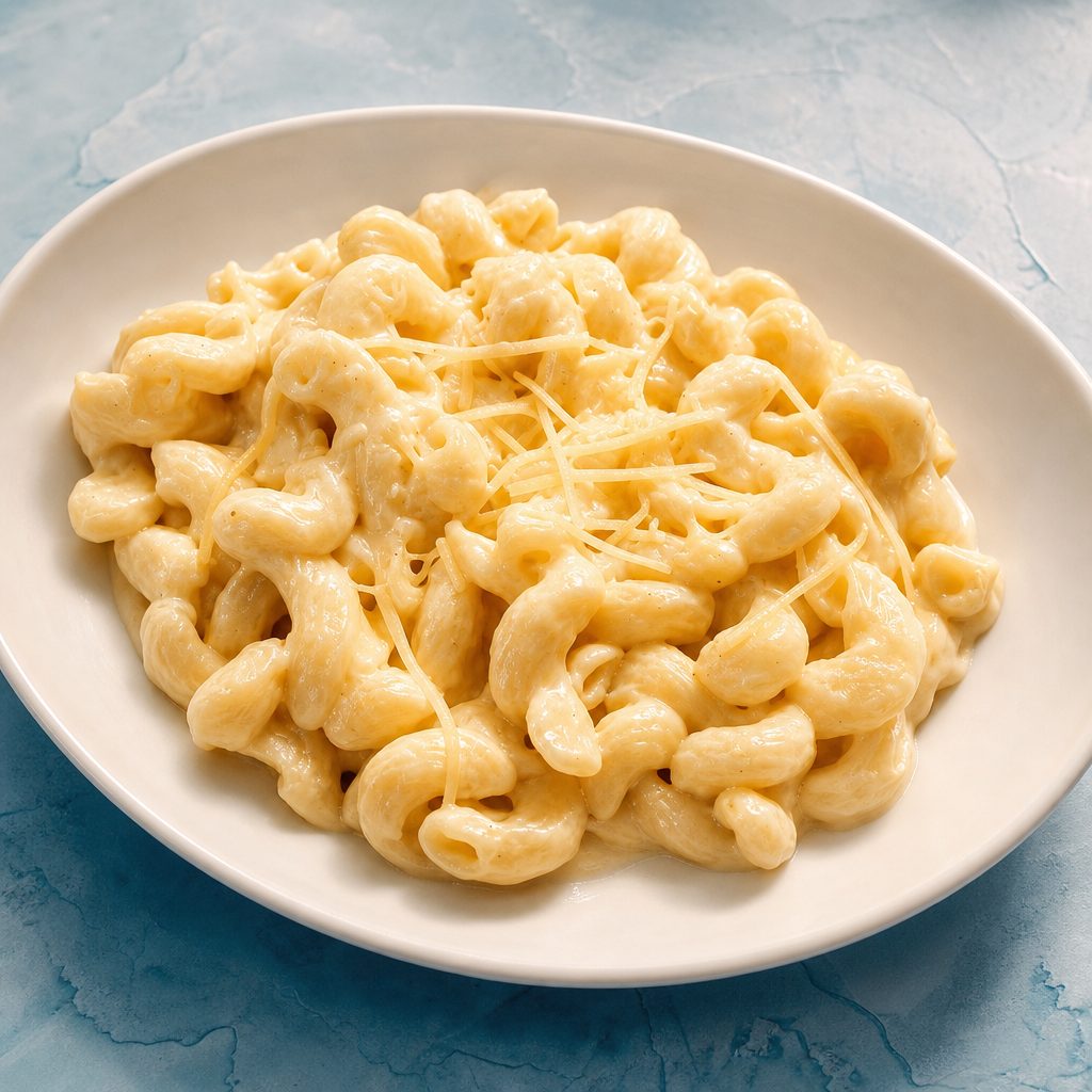 Kid's Chicken Cavatappi Alfredo.