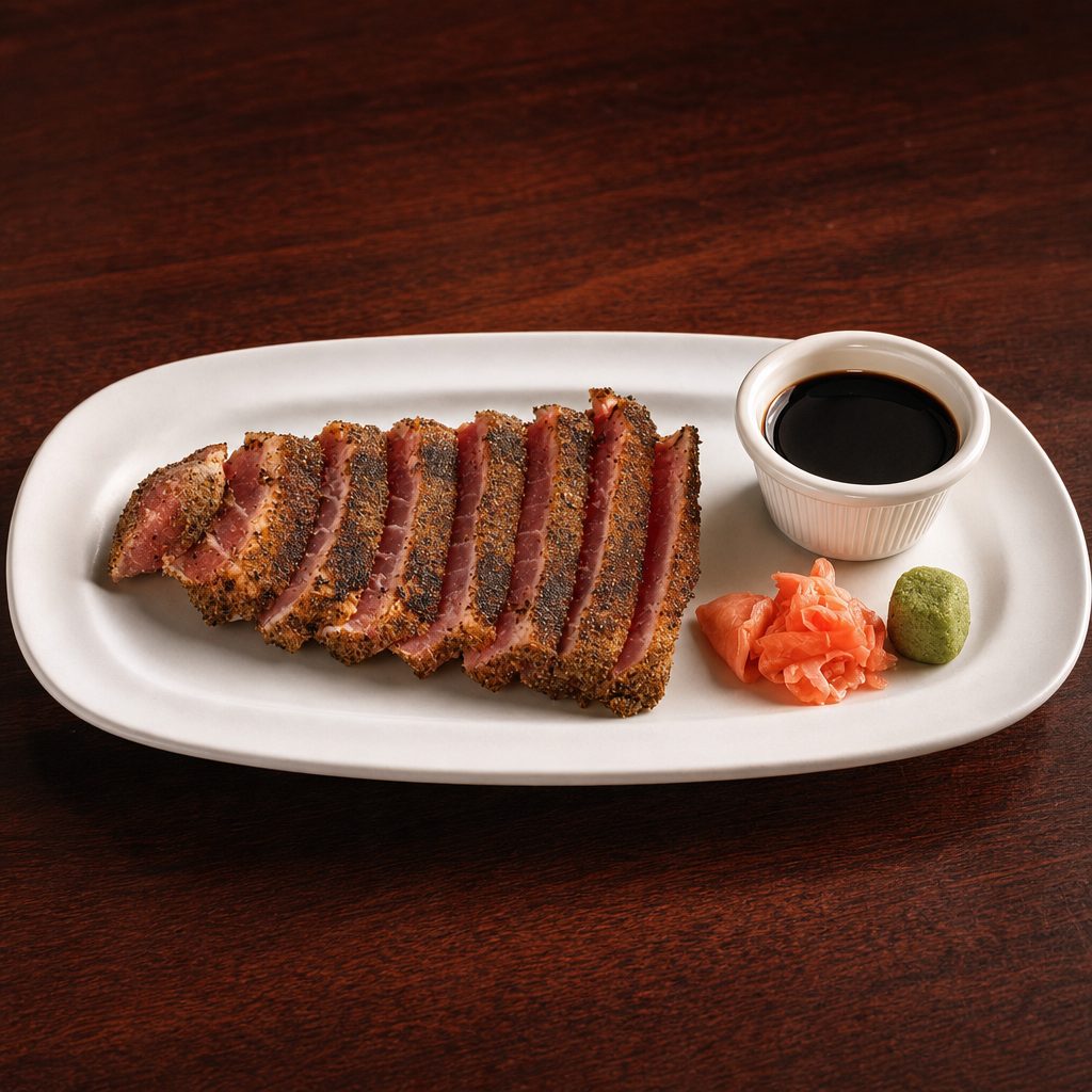 Black & Blue Ahi Tuna.