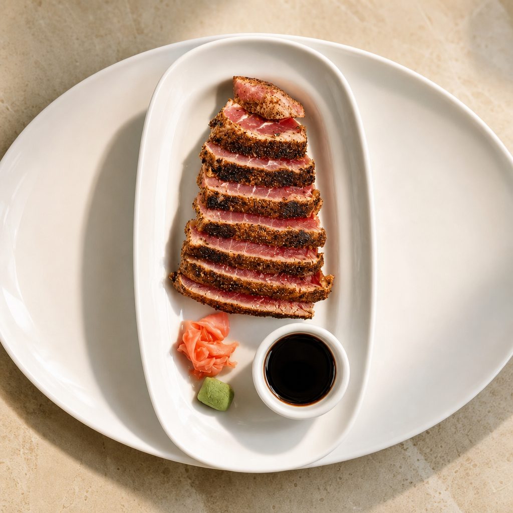 Black & Blue Ahi Tuna.