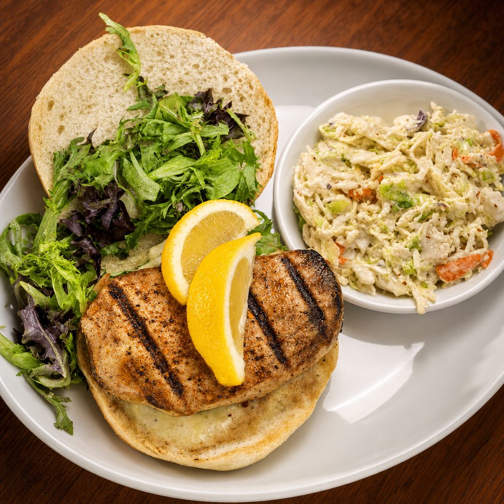 Ahi Tuna Sandwich.